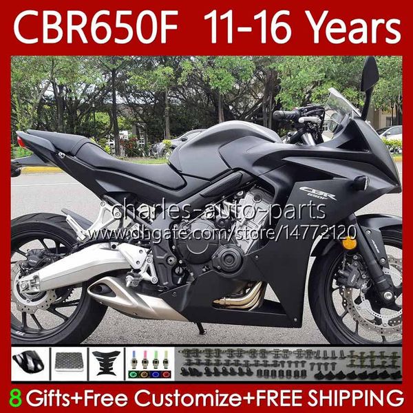 Corps de moto pour HONDA CBR-650 CBR 650 Matte blk CBR650 F 2011-2016 Carrosserie 73No.16 CBR-650F CBR650F 11 12 13 14 15 16 CBR 650F 2011 2012 2013 2014 2015 2016 Carénages