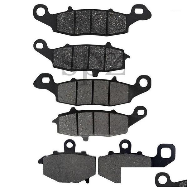 Frenos de motocicleta Pastillas de freno delanteras y traseras para Kle 650 Kle650 Versys 2007-2013 Er6F Er-6F Er6N Er-6N 2006-2013 Z750 Z750S Zr750 04-07 Otils