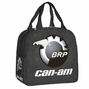 moto BRP Can-Am Lunch Box refroidisseur thermique alimentaire sac à lunch isolé pour les femmes enfants travail scolaire fourre-tout réutilisable Ctainer 18OB #