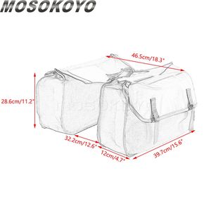 Motorcycle Canvas Sactières imperméables Boîte des outils latéraux Sac Sac de vélo de vél