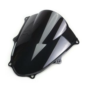 Motorcycle Clear Black Double Bubble Voorruit Voorruit ABS Fit Voor Suzuki GSXR 1000 K17 2017-2022