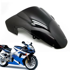 Pare-brise ABS noir transparent à Double bulle pour moto, adapté à Suzuki GSXR 1000 2003 – 2004 K3
