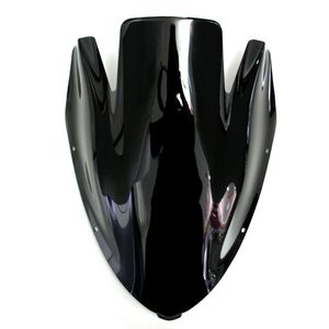Pare-brise ABS noir transparent à Double bulle pour moto, pour Kawasaki Ninja 650R ER6F 2006 – 2008