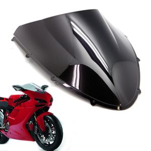 Pare-brise ABS à Double bulle pour moto, transparent, noir, fumée, pour Ducati 1098, 848, 1198, toutes années