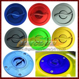 Motorcycle CNC Keyless Gas Cap Brandstoftankkappen bedekken voor BMW S 1000 S1000 RR 1000RR S1000-RR S1000RR 19 20 21 2019 2020 2021 Snelle afgifte Open aluminium olievulkappen