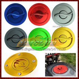 Motocicleta CNC Capa de gas sin llave Capas de tapa de tanque para Yamaha YZF R1 YZF-R1 YZFR1 15 16 17 17 18 19 2015 2016 2017 2018 2019 Nuevo liberación rápida Cubiertas de relleno de aceite de aluminio abierto