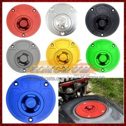 Motorcycle CNC Keyless Gas Cap Brandstoftankkappen bedekken voor Yamaha YZF R1 1000 CC YZF-1000 YZF1000 YZF-R1 YZFR1 98 99 1998 1998 Snelle afgifte Open Aluminium Oil Filler Covers