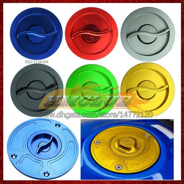 Tapa de tanque de combustible sin llave CNC para motocicleta, cubierta para Aprilia RS4 RS 125 RS-125 RS125 1999 2000 2001 2002 2003 2004 2005, tapa de llenado de combustible de aluminio abierta de liberación rápida