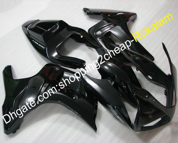 Carenado de motocicleta SV650 03-13 para carenado Suzuki SV 650 SV650s 2003-2013 Kit de carenados de carrocería completamente negro