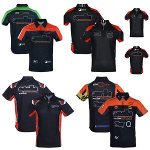 Vêtements de moto cross-country POLO de moto à manches courtes vêtements décontractés respirants à séchage rapide T-shirts d'été à manches mi-longues pour hommes et femmes