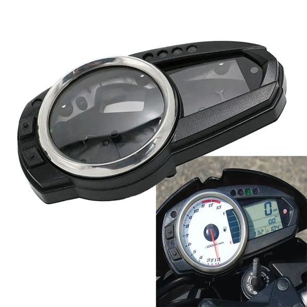 Tachomètre numérique du greffier du tableau de bord du tableau de bord de la moto pour Kawasaki Z750 Z1000 2007 2009 2009 ZX-6R 2007-2008