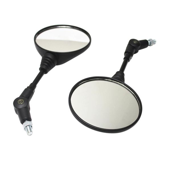 Moto diamètre guidon pliable forme ronde rétroviseur ambre rétroviseur accessoires modifiés pour Kawasaki KLX250/KL250