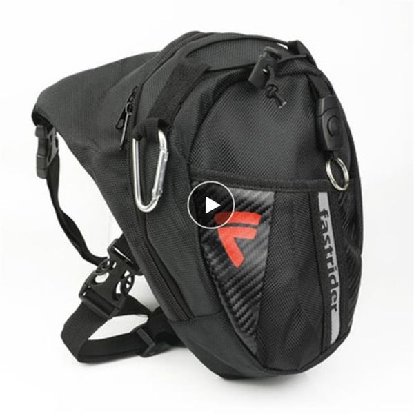 Sac de jambe de baisse de Moto sacs de Moto en Nylon imperméables sac de taille décontracté en plein air moto Fanny Pack OEM sac de moto Whole267f