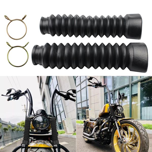 Manchon anti-poussière en caoutchouc pour moto, accessoires de moto, fourche avant, amortisseur, couvercle anti-poussière universel