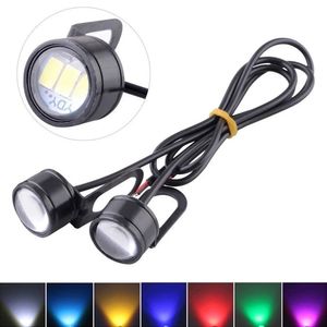 Éclairage Flash œil d'aigle pour moto 12v, lumière stroboscopique Led, avertissement de frein, coque en aluminium, projecteur