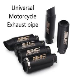 Tuyau d'échappement de Moto SC projet d'échappement Moto pour café racer exc mt09 gsr750 trk 502 ltz400 gsr600 echappement moto3758732949712