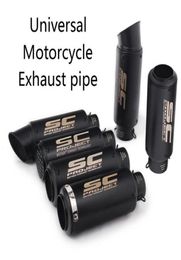 Tuyau d'échappement de Moto SC projet d'échappement Moto pour café racer exc mt09 gsr750 trk 502 ltz400 gsr600 echappement moto3758731091326