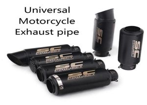 Pipe d'échappement de moto SC SC Project Échappement Échappement Moto pour Cafe Racer Exc MT09 GSR750 TRK 502 LTZ400 GSR600 ECHAPPAMENT MOTO3758734929635