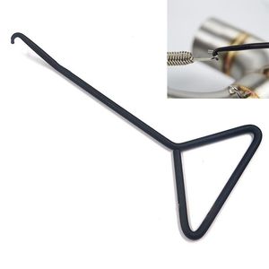 Motorfiets uitlaatsysteem 1 st roestvrij staalstandaard Spring Hook trekkere gereedschap 17 cm Universal Motocross Dirt Bike ATV Scooters