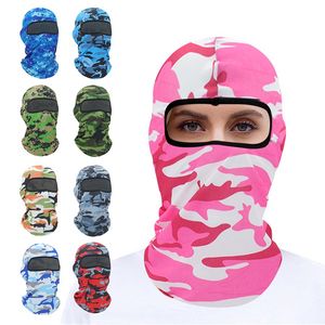 Masque facial pour moto, cagoule de cyclisme, Bandana, couverture complète, bouclier facial tactique, chapeau, écharpe de Ski, Protection UV contre le soleil d'été, fin