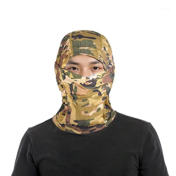 Masque facial de moto hiver camouflage thermique tactique chaud polaire chapeau cagoule couvre-tête cyclisme pêche chasse capuche casquettes masques