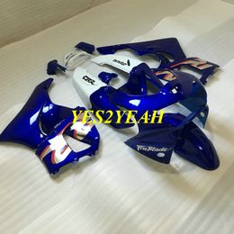 Motorfiets Fairing Body Kit voor HONDA CBR900RR 919 98 99 CBR 900RR CBR 900 RR 1998 1999 ABS Blue Backings Carrosserie + Geschenken HS30