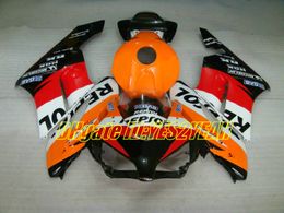 Kit de carénage de moto pour Honda CBR1000RR 04 05 CBR 1000RR 2004 2005 CBR1000 ABS rouge orange noir ensemble de carénages + cadeaux HM16