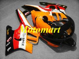 Kit de carenado de motocicleta para HONDA CBR600F3 97 98 CBR 600 F3 1997 1998 ABS juego de carenados rojo naranja negro + regalos HH06
