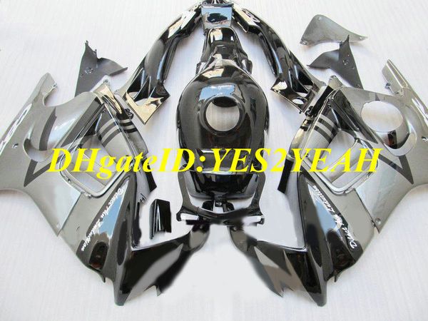 Kit de carenado de motocicleta para Honda CBR600F3 95 96 CBR600 F3 1995 1996 CBR 600 ABS Cool silver black Carenados set + Regalos HQ28