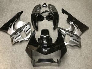 Kit de carénage de moto pour HONDA CBR900RR 919 98 99 CBR 900RR 1998 1999, ensemble de carénages ABS argent noir + cadeaux HC01