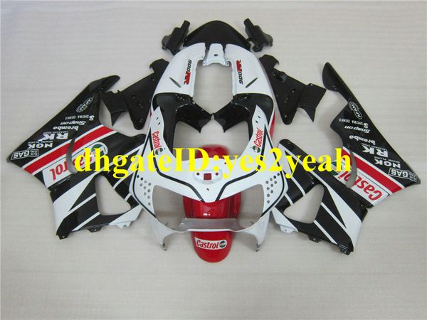 Kit de carenado de motocicleta para Honda CBR900RR 919 98 99 CBR 900RR CBR900 1998 1999 ABS Top blanco negro carenados conjunto + regalos HS10