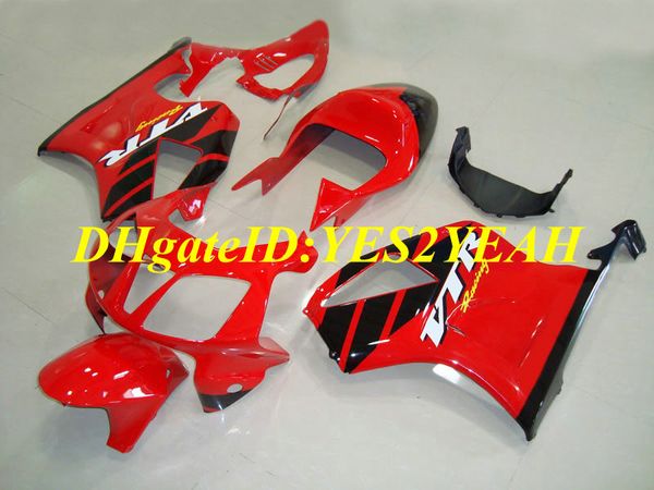 Kit de carenado de motocicleta para Honda VFR1000RR 00 01 04 06 VFR 1000 SP1 2000 2006 ABS, juego de carenados rojo y negro + regalos HW16