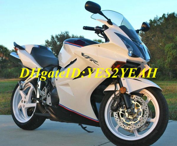 Kit de carenado de motocicleta para Honda VFR1000RR 00 01 04 06 VFR 1000 SP1 2000 2006 ABS juego de carenados blanco frío + regalos HW19