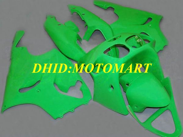 Kit de carenado de motocicleta para KAWASAKI Ninja ZX7R 97 99 00 03 ZX 7R 1997 2000 2003 ABS Juego de carenados verdes KA02