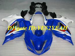 Motorfiets Fairing Kit voor Suzuki GSXF650 08 09 10 11 12 GSX650F 2008 2010 2012 ABS White Blue Backings Set SA02