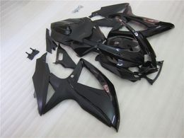 Motorfiets Fairing Kit voor Suzuki GSXR600 GSXR750 2008 2009 2010 Black Fackings GSXR 600 750 08 09 10 Spuitgieten