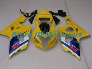 Kit de carénage de moto pour SUZUKI GSXR600 750 K4 04 05 GSXR 600 GSXR 750 2004 2005, ensemble de carénages jaune noir SF88