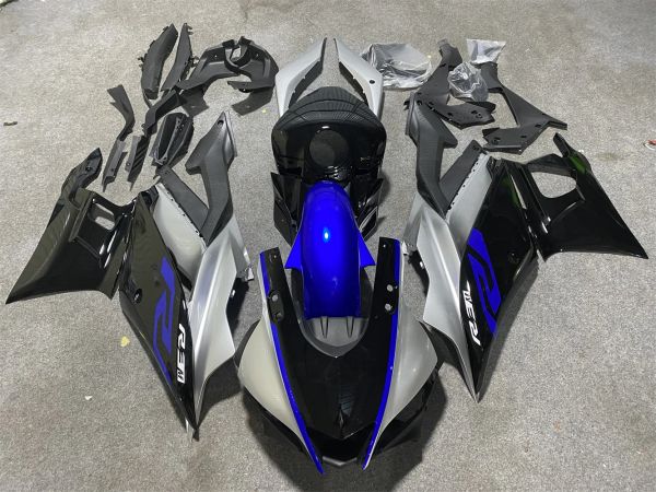 Kit de carenado de motocicleta para Yamaha R3 19-23 R25 2019 2020 2021 2022 2023 carenado de reconstrucción de carrocería de mercado de accesorios púrpura mate