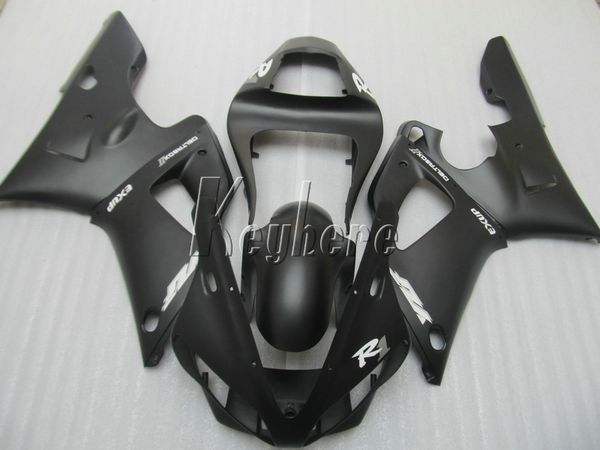 Kit de carenado de motocicleta para Yamaha YZFR1 2000 2001 juego de carenados de motocicleta negro mate YZF R1 00 01 IT05