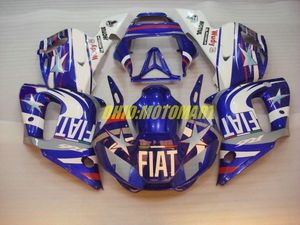 Motorfiets Fairing Kit voor Yamaha YZFR6 98 99 00 01 02 YZF R6 1998 2002 YZF600 ABS White Blue Backsets Set + Gifts YG06