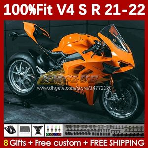 Motorfietsbeurten voor Ducati Orange Stock Street Fighter Panigale V4S V4R V 4 V4 S R 2018-2022 Body 167No.59 V-4S V-4R V4-S V4-R 21 22 2021 2022 Spuitgietlichaamswerk
