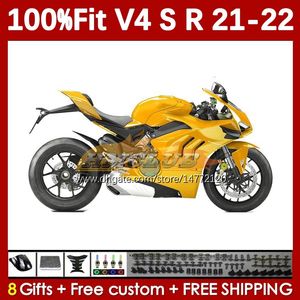 Motorfietsbeuringen voor Ducati Street Fighter Panigale V4S V4R V 4 V4 S R 2018-2022 Body 167No.69 V-4S V-4R V4-S V4-R 21 22 2021 2022 Spuitgieten Golden Bouillon Golden Bouillon Golden Bouillon