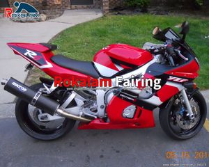 Carenados de motocicleta para Yamaha YZF R6 YZF-R6 1998 1999 2000 2001 2002 YZF600 R6 98-02 Cubiertas de casco (moldeo por inyección)