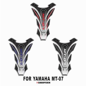 Moto fishbone autocollants couleur décalcomanies décoratives corps réservoir de carburant protection pad pour YAMAHA MT-07232H