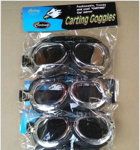 Carting Moto Lunettes Scooter Lunettes Pilote Ski Dirt Bike Cyclisme Lentille Cadre Lunettes Motocross Lunettes Lunettes De Soleil Lunettes Tout-Terrain