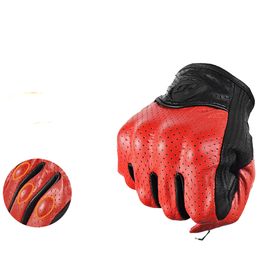 Gants de moto pour la conduite anti-goutte, respirante et résistante au vent.HARLEY Retro Cruise Motorcycle équipée de gants en cuir