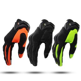 Motorfietshandschoenen Groene motorcross Racing Glove Volledige vinger fietsen Guantes Moto Motorbike zomer luvas da Motocicleta 220613