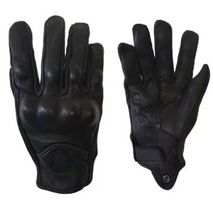 Gants de Moto Hommes Femmes Moto Cuir Carbone Cyclisme Gants D'hiver Moto Motocross ATV Moteur Gants