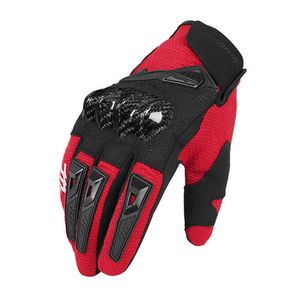 Moto Gants Motocross En Fiber De Carbone Moto Racing Vélo Vélo Gants Moteur Hiver Été Hommes Guantes Motos MAD66 H1022