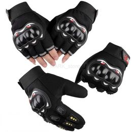 Guanti da moto Guanti da moto Guanti mezze dita Luvas Guanti da dito pieno Accessori moto Uomo Donna Guanto protettivo da ciclismo impermeabileL231153